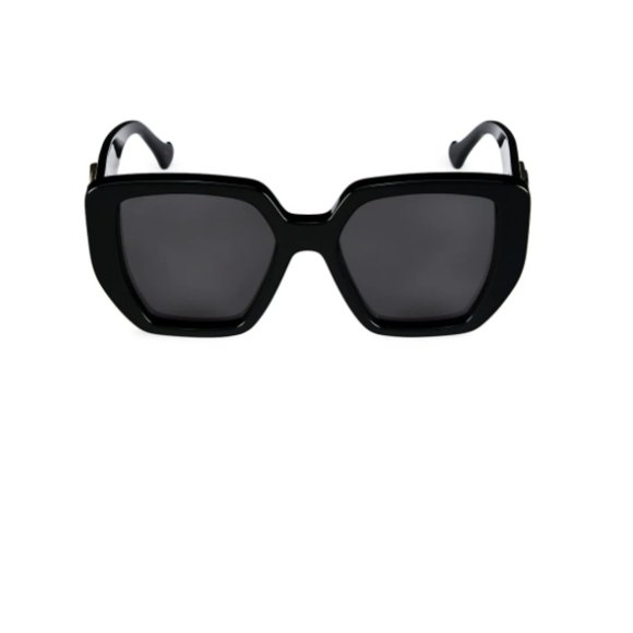 Gucci Black Generation 54mm Oversized Sunglasses main image 4